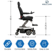 Pride Jazzy Air 2 Power Chair | Professionally Prepared Open Box | Full 5 Year Warranty