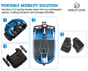 Pride Revo 2.0 3-Wheel Mobility Scooter | Free Accessories + Extended Warranty