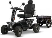 Pride Baja Wrangler 2 Mobility Scooter with Cargo Trailer | Extended Warranty