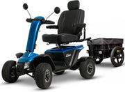 Pride Baja Wrangler 2 Mobility Scooter with Cargo Trailer | Extended Warranty