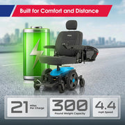 Pride Jazzy EVO 614 Power Wheelchair | Free Accessories + Extended Warranty