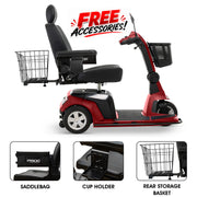 Pride Maxima 3-Wheel Mobility Scooter | Free Accessories + Extended Warranty