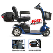 Pride Victory 10 3-Wheel Mobility Scooter | Free Accessories Included