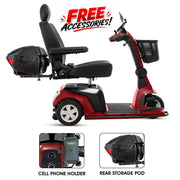 Pride Maxima 3-Wheel Mobility Scooter | Free Accessories + Extended Warranty