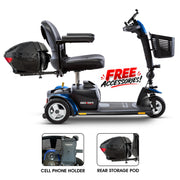 Pride Go Go Sport 3-Wheel Mobility Scooter | Free Accessories
