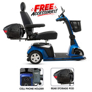 Pride Maxima 3-Wheel Mobility Scooter | Free Accessories + Extended Warranty