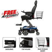 Pride Jazzy Air 2 Power Wheelchair | Free Accessories + Extended Warranty