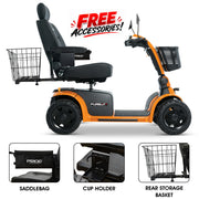 Pride Pursuit 2 4-Wheel Mobility Scooter | Free Accessories + Extended Warranty