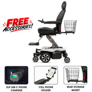 Pride Jazzy Air 2 Power Wheelchair | Free Accessories + Extended Warranty