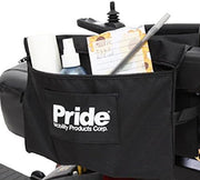 Pride Mobility Large Saddle Armrest Mount Bag for Scooter and Powerchair-DWR1020D016
