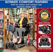 Pride Go Go Elite Traveller 2 Mobility Scooter | Free Accessories +Warranty