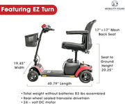 Pride Go Go Elite Traveller 2 Mobility Scooter | Free Accessories +Warranty
