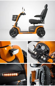 Pride Pursuit 2 4-Wheel Mobility Scooter | Free Accessories + Extended Warranty
