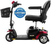 Pride Go Go Elite Traveller 3-Wheel Mobility Scooter | Free Accessories Included