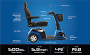 Pride Maxima 3-Wheel Mobility Scooter | Free Accessories + Extended Warranty