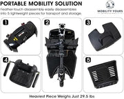 Pride Go Go Ultra X 3-Wheel Mobility Scooter | Free Accessories + Extended Warranty