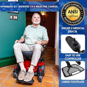 Pride Jazzy Select Power Wheelchair | Free Accessories + Extended Warranty