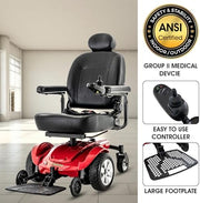 Pride Jazzy Select Power Wheelchair | Free Accessories + Extended Warranty