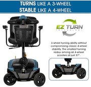 Pride Go Go Elite Traveller 2 Platinum Mobility Scooter | Free Accessories + Extended Warranty