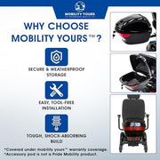 Pride Mobility Jazzy Elite HD | 450 lb Power Wheelchair + Free Accessories