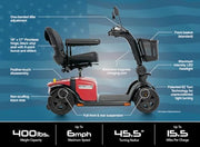 Pride Victory Platinum Mobility Scooter | Free Accessories + Extended Warranty
