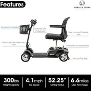 Pride Go Go Ultra X 4-Wheel Mobility Scooter | Free Accessories