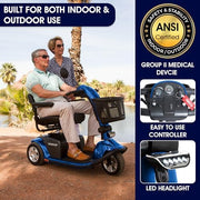 Pride Victory 10 3-Wheel Mobility Scooter | Free Accessories Included