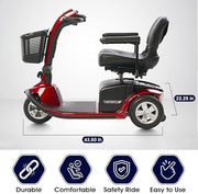 Pride Victory 10 3-Wheel Mobility Scooter | Free Accessories Included
