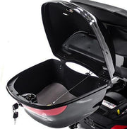 Mobility Yours Rear Storage Pod, Universal Fit for Power Scooters and Wheelchairs, Lockable with Keys, Safety Reflectors, Black