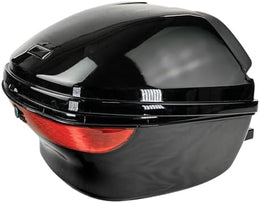 Mobility Yours Rear Storage Pod, Universal Fit for Power Scooters and Wheelchairs, Lockable with Keys, Safety Reflectors, Black