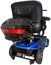 Mobility Yours Rear Storage Pod, Universal Fit for Power Scooters and Wheelchairs, Lockable with Keys, Safety Reflectors, Black