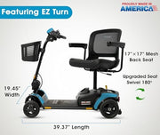 Pride Go Go Elite Traveller 2 Platinum Mobility Scooter | Free Accessories + Extended Warranty