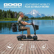Pride Go Go Endurance AL Mobility Scooter | Free Accessories + Warranty