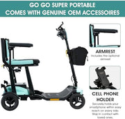 Pride Go Go Super Portable Mobility Scooter | Free Accessories