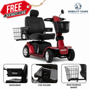 Pride Maxima 4-Wheel Bariatric Mobility Scooter | 500 lb Capacity I Free Accessories