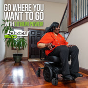 Pride Mobility Jazzy EVO 613 Li Power Wheelchair + Accessory Kit I Extended Warranty