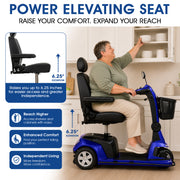 Pride Maxima 3-Wheel Mobility Scooter | Free Accessories + Extended Warranty