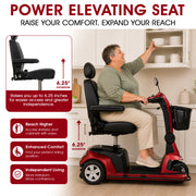 Pride Maxima 3-Wheel Mobility Scooter | Free Accessories + Extended Warranty