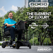 Pride Go Go Elite Traveller 2 Platinum Mobility Scooter | Free Accessories + Extended Warranty