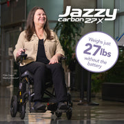 Pride Jazzy Carbon 27 Power Wheelchair + Accessories I Extended Warranty