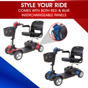 Pride Go Go Sport 4-Wheel Mobility Scooter ᐩ Free Accessories