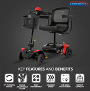 Pride Go Go Elite Traveller 2 Platinum Mobility Scooter | Free Accessories + Extended Warranty