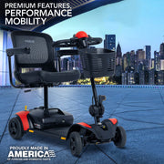 Pride Go Go Elite Traveller 2 Platinum Mobility Scooter | Free Accessories + Extended Warranty