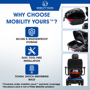 Pride Maxima 4-Wheel Bariatric Mobility Scooter | 500 lb Capacity I Free Accessories