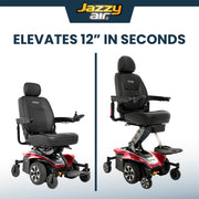 Pride Jazzy Air 2 Power Wheelchair | Free Accessories + Extended Warranty