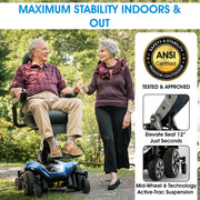 Pride Jazzy Air 2 Power Wheelchair | Free Accessories + Extended Warranty