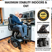 Pride Jazzy Air 2 Power Wheelchair | Free Accessories + Extended Warranty